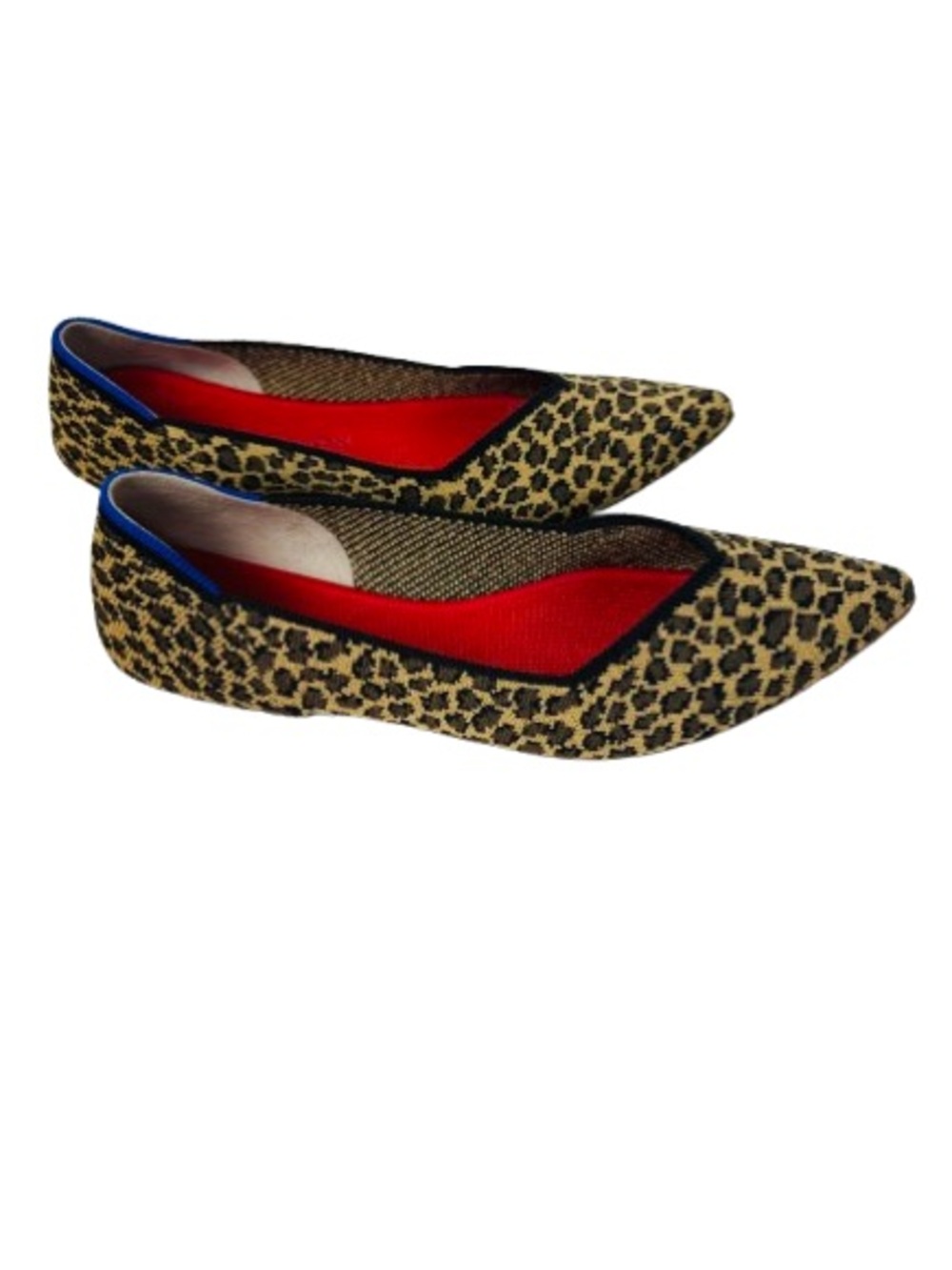 Rothy's Leopard Print Pointed Flats - Size 7